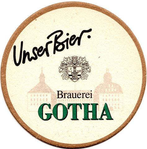 gotha gth-th gothaer rund 3a (215-unser bier-beiger rand)